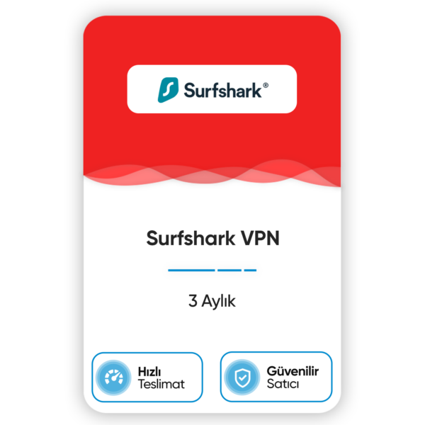 Surfshark VPN – 3 Aylık